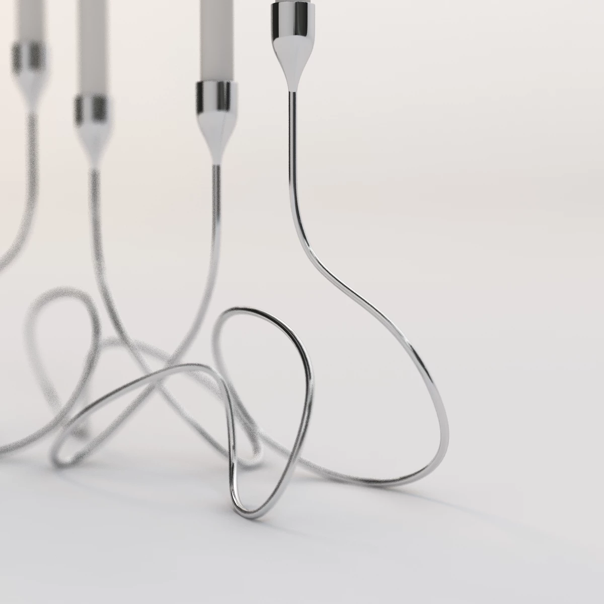 Loop Candelabra by Black And Blum 3D Model_06