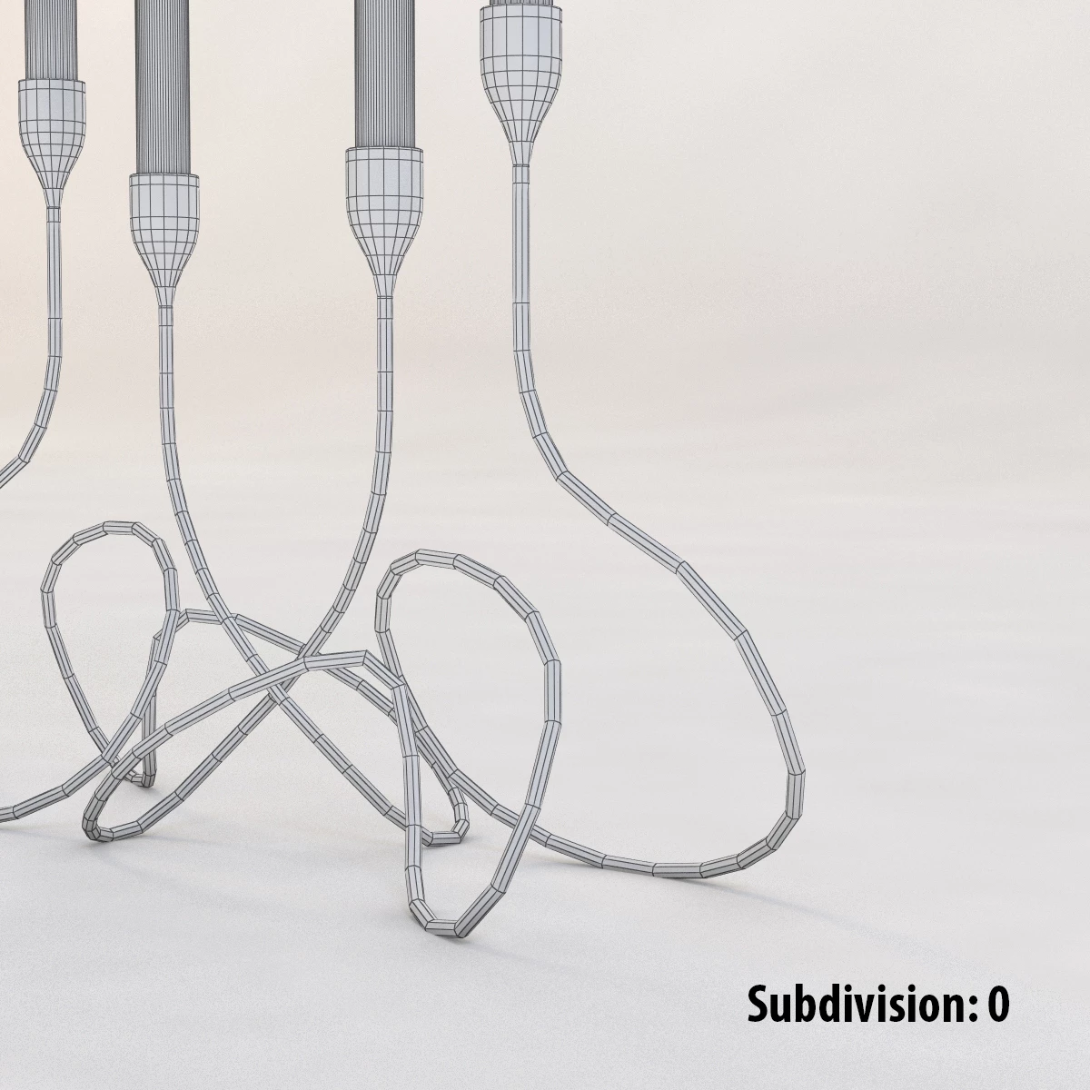 Loop Candelabra by Black And Blum 3D Model_08