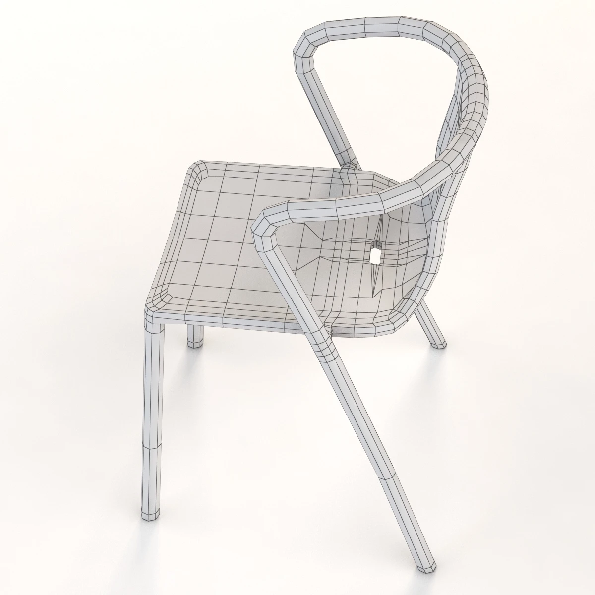 Magis Air Armchair By Jasper Morrison 3D Model_014