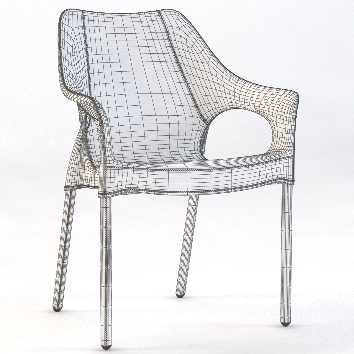 Malaga Chair 3D Model_03