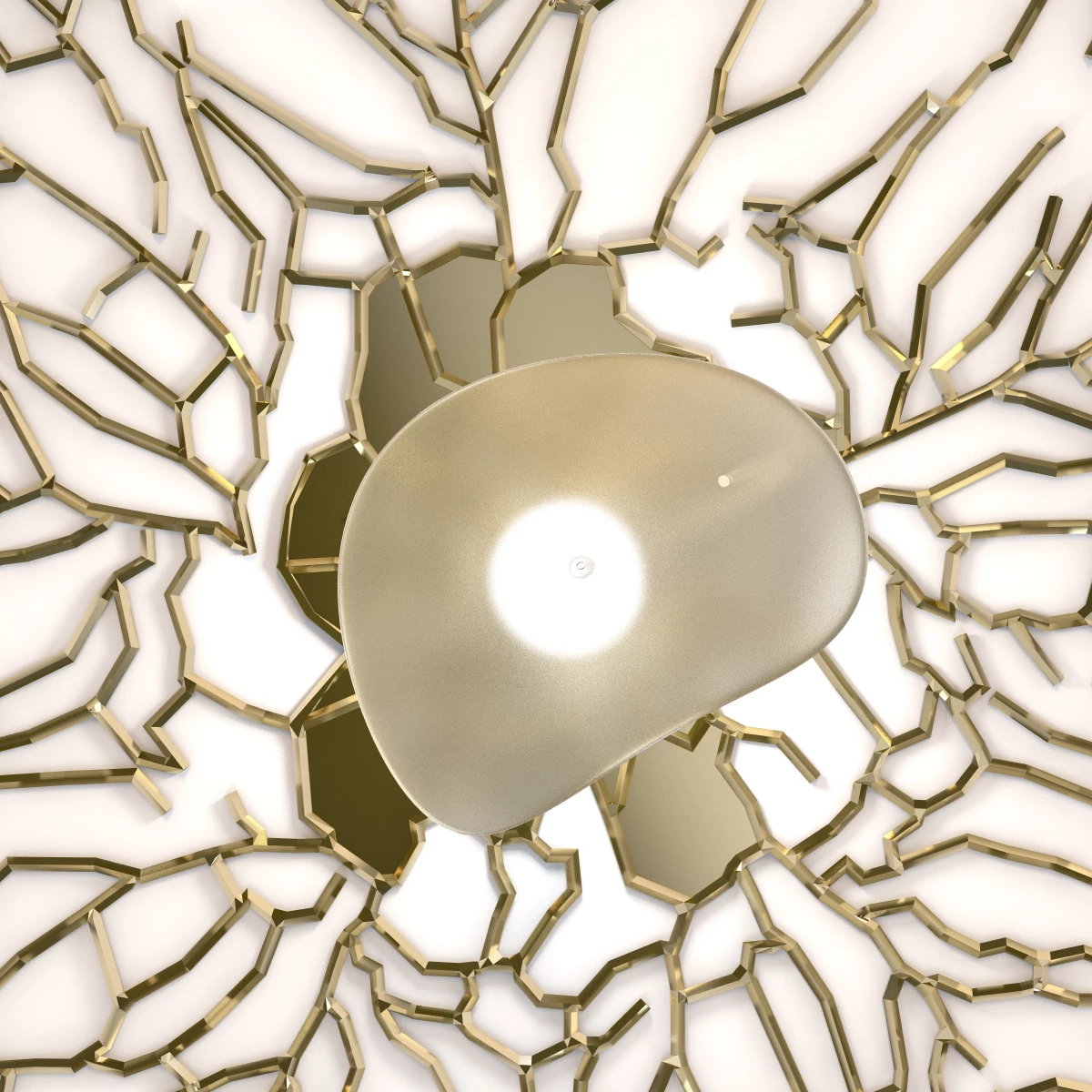 Marina Large Ceiling Medallion Fixture 3D Model_08