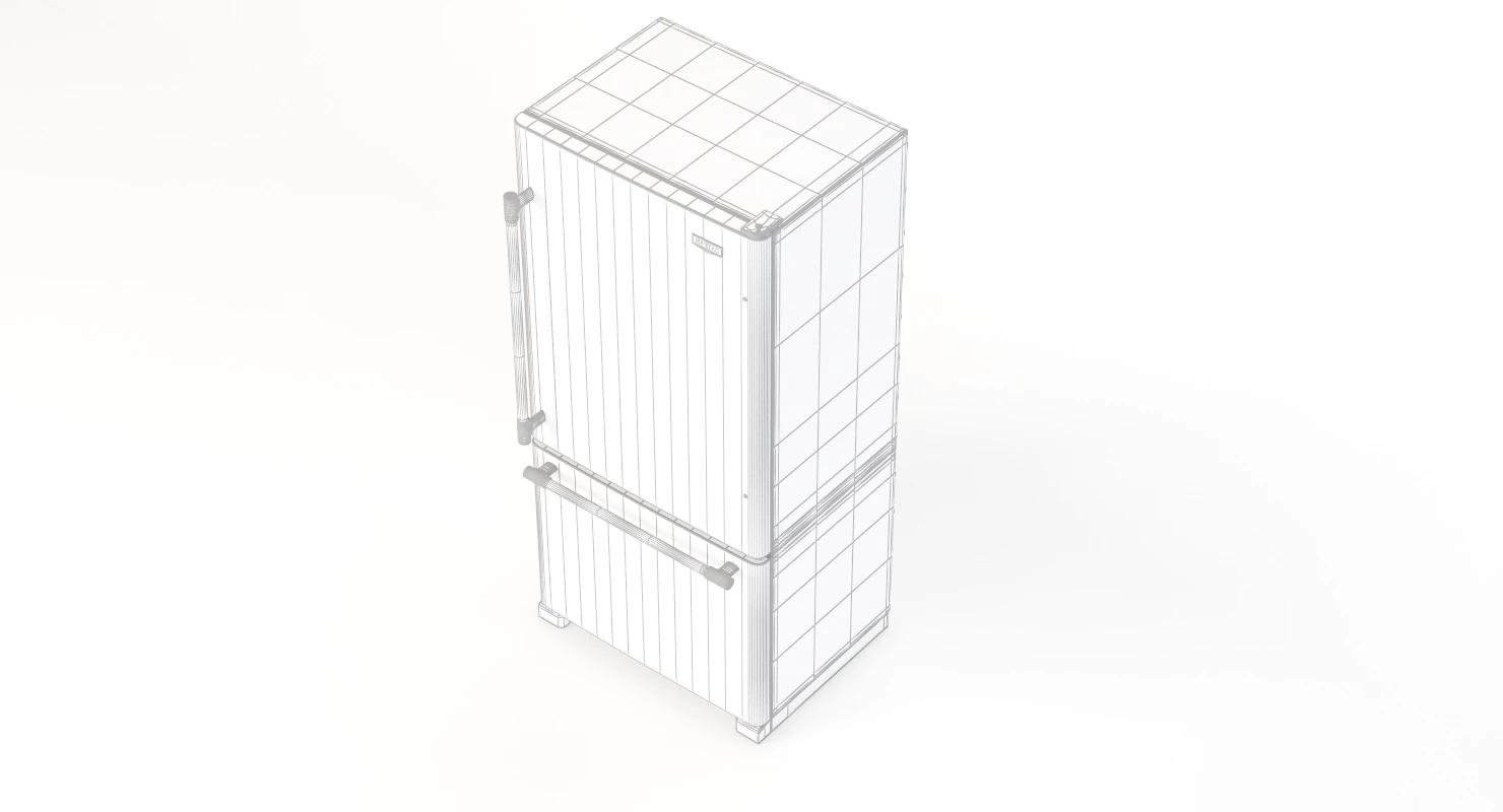 Maytag Bottom Freezer Refrigerator 3D Model_011