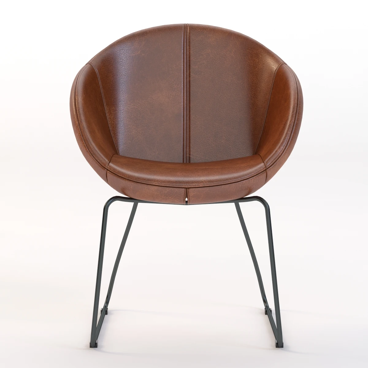 Merino Leather Chair 3D Model_04