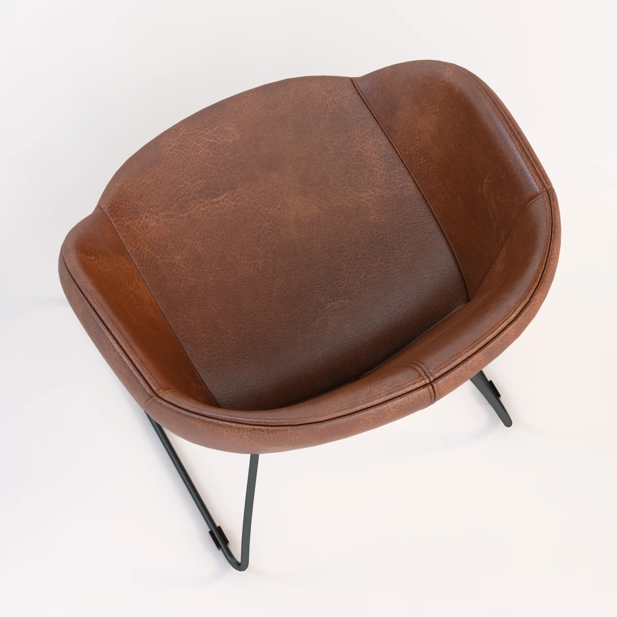 Merino Leather Chair 3D Model_05