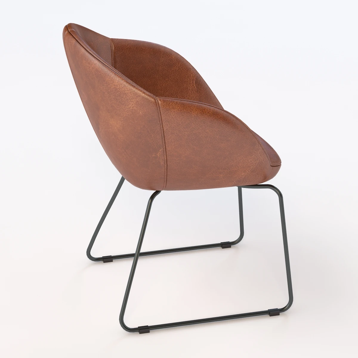 Merino Leather Chair 3D Model_07