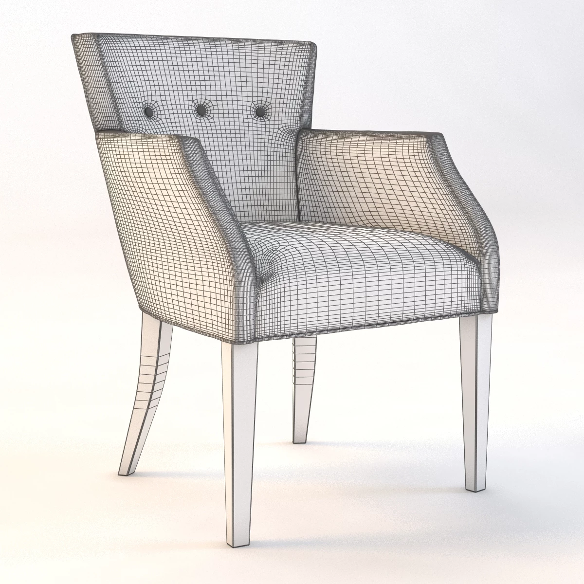 Modern Luxury Occasional Chair 92017 3D Model_04