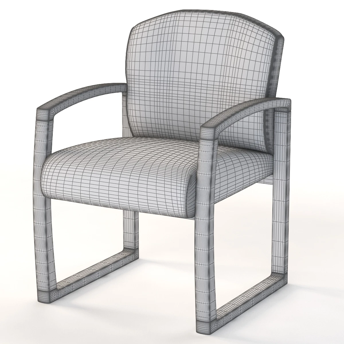 Nemschoff 2600 Series Multiple Seating 2600-10 Armchair 3D Model_010