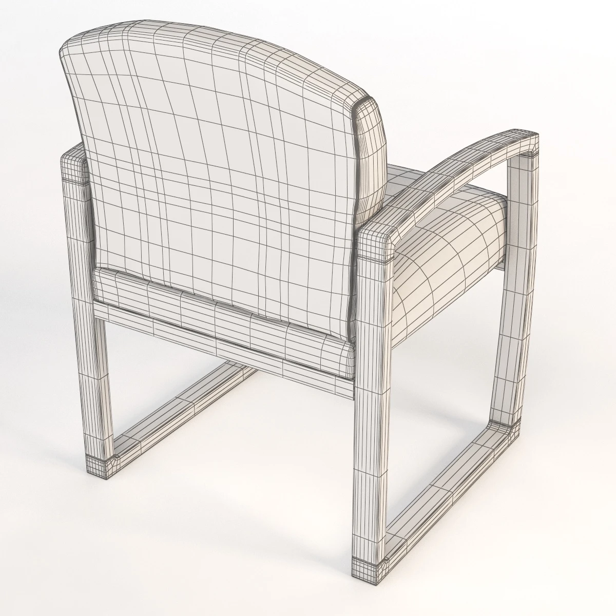 Nemschoff 2600 Series Multiple Seating 2600-10 Armchair 3D Model_013