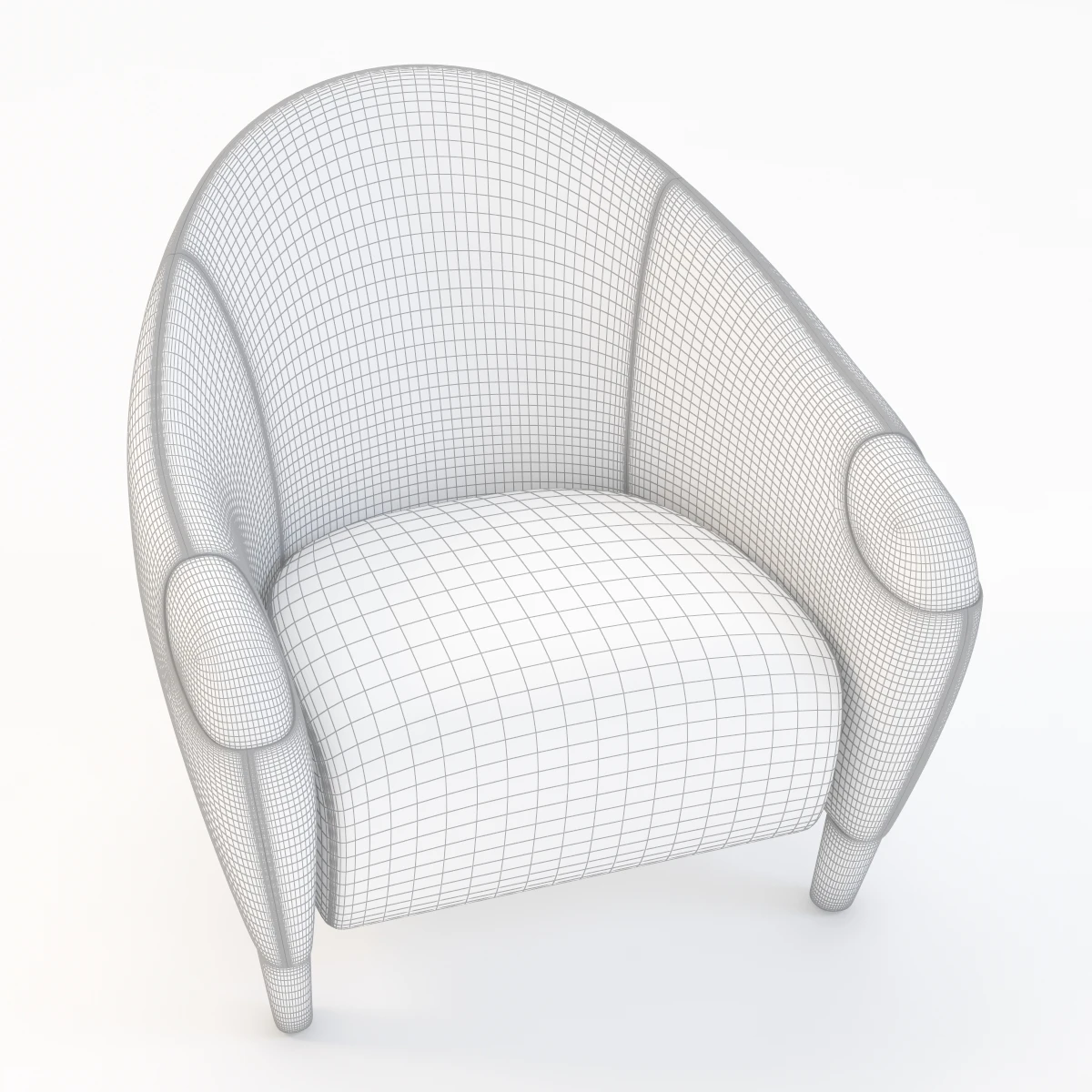 Nemschoff Florabella Lounge Chair 3D Model_010