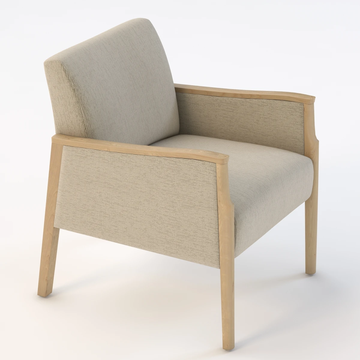 Nemschoff Monarch Lounge Chair 3D Model_01