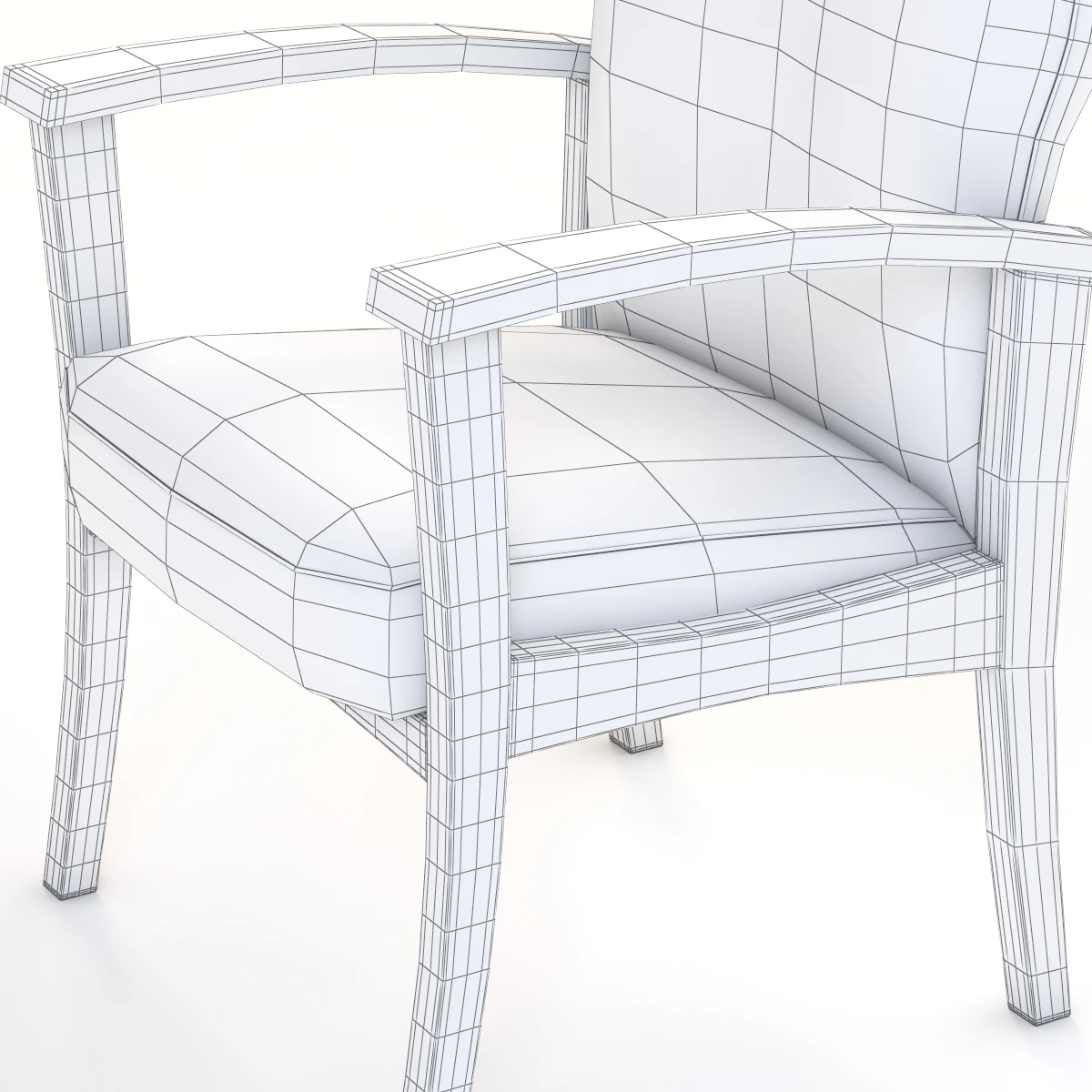 Nemschoff Torii Multiple Seating Armchair Module 3D Model_08