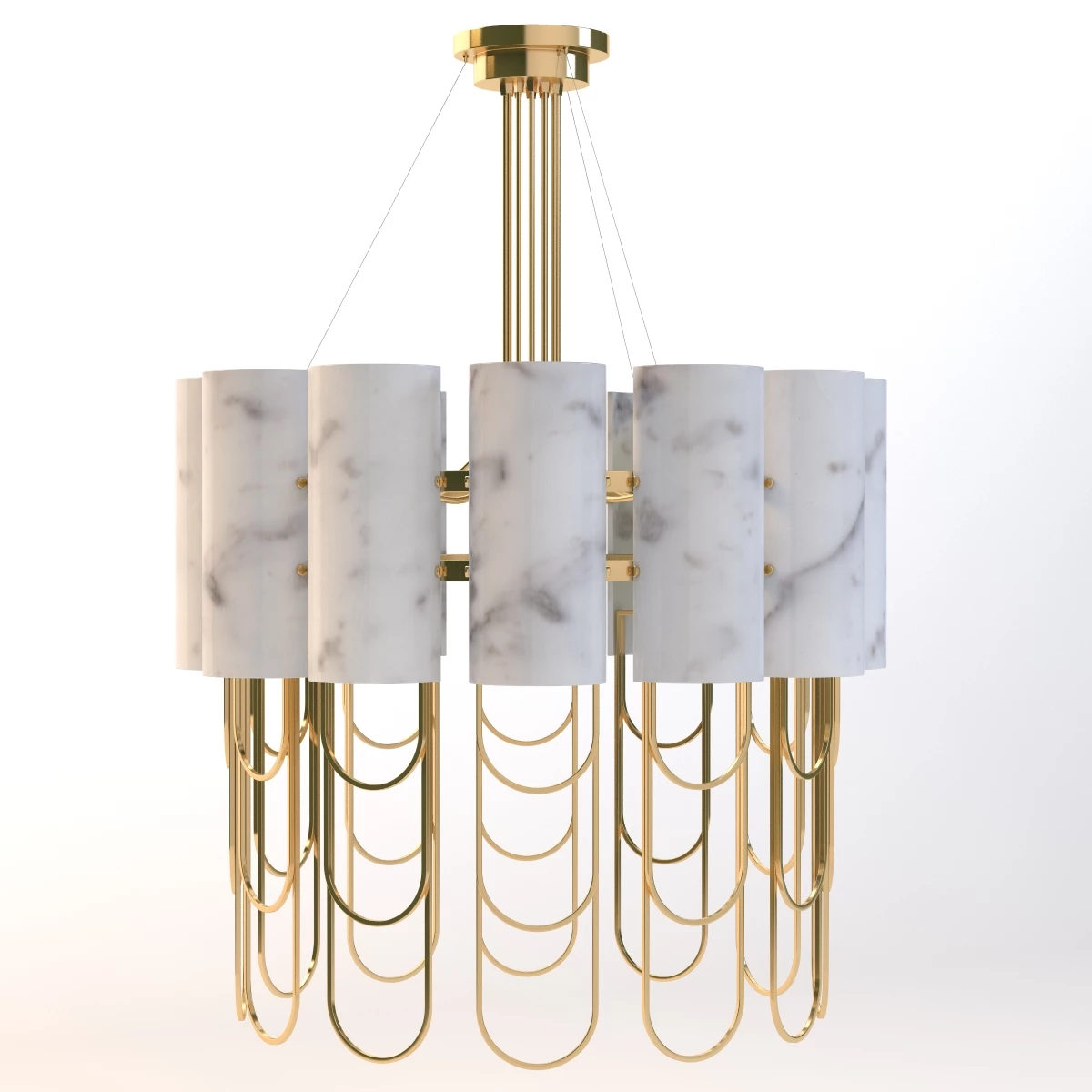 Niagara Suspension Lamp 3D Model_01