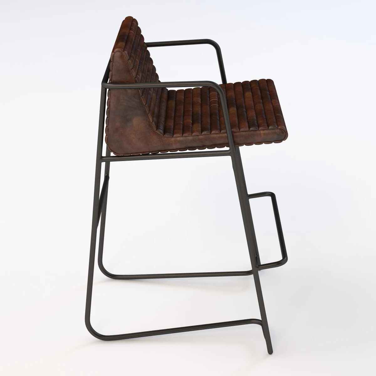 Nopa Iron Legged Stool 3D Model_08