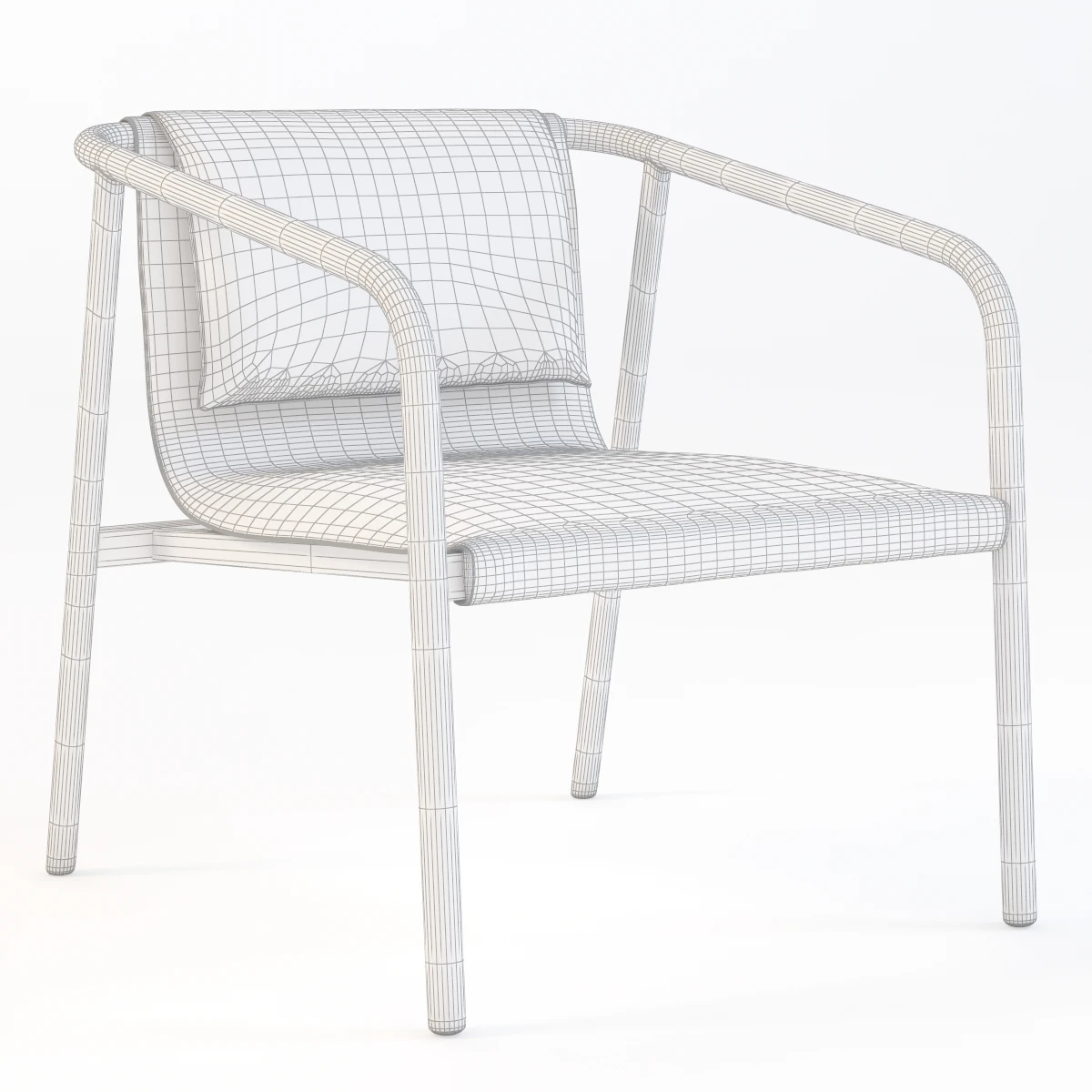 Oslo Armchair 3D Model_03