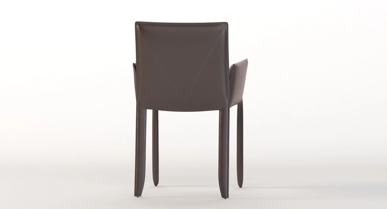 Piuma Dining Armchair by Studio Kronos 3D Model_012