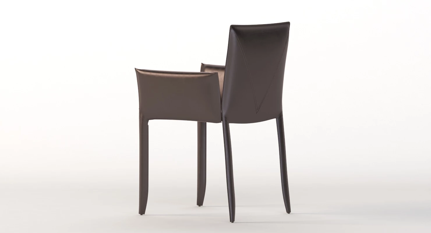 Piuma Dining Armchair by Studio Kronos 3D Model_013