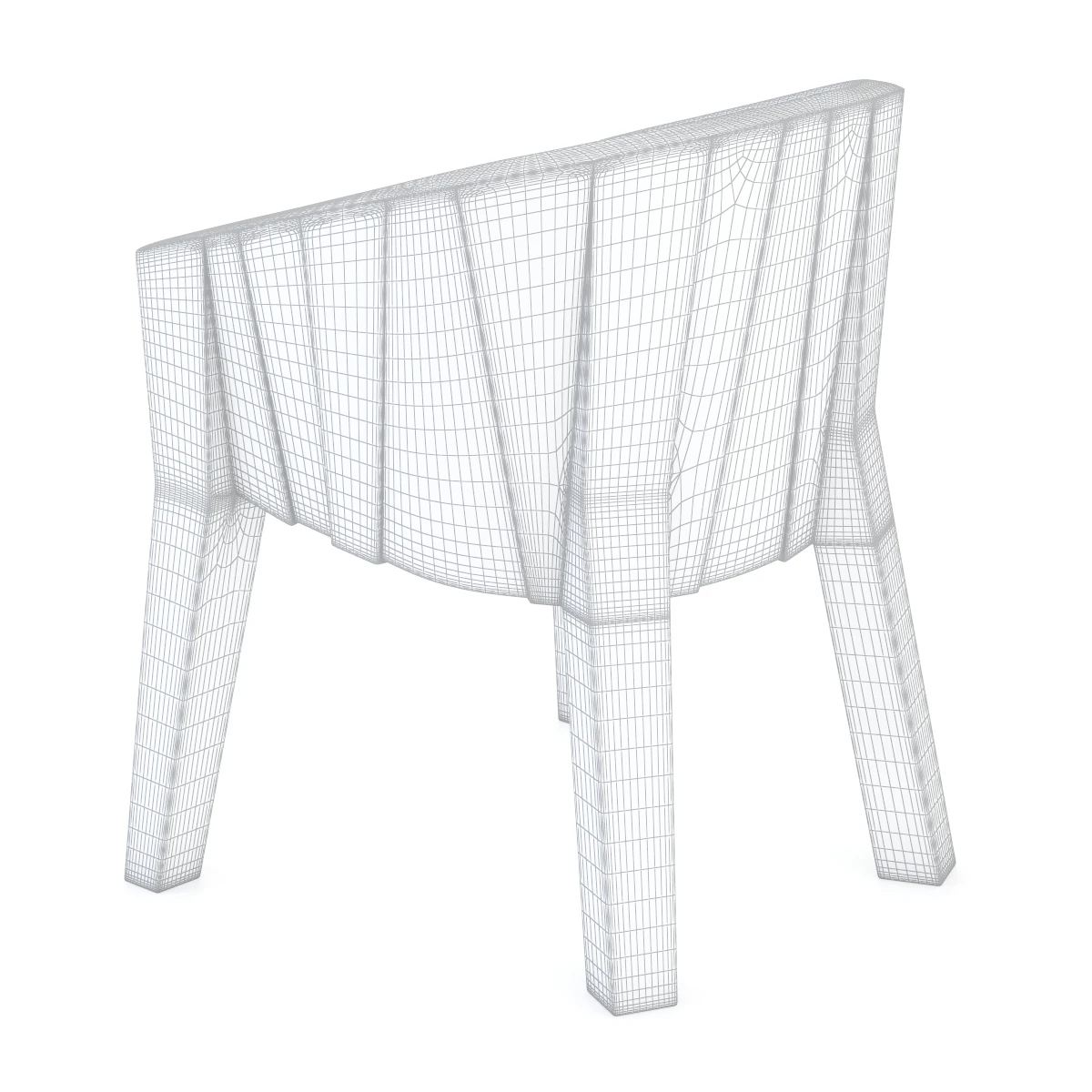 Plust Frozen Chair 3D Model_06