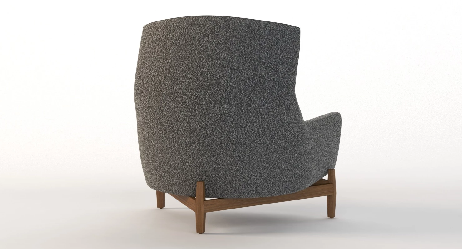 Ralph Pucci Jens Risom Big Chair 3D Model_07