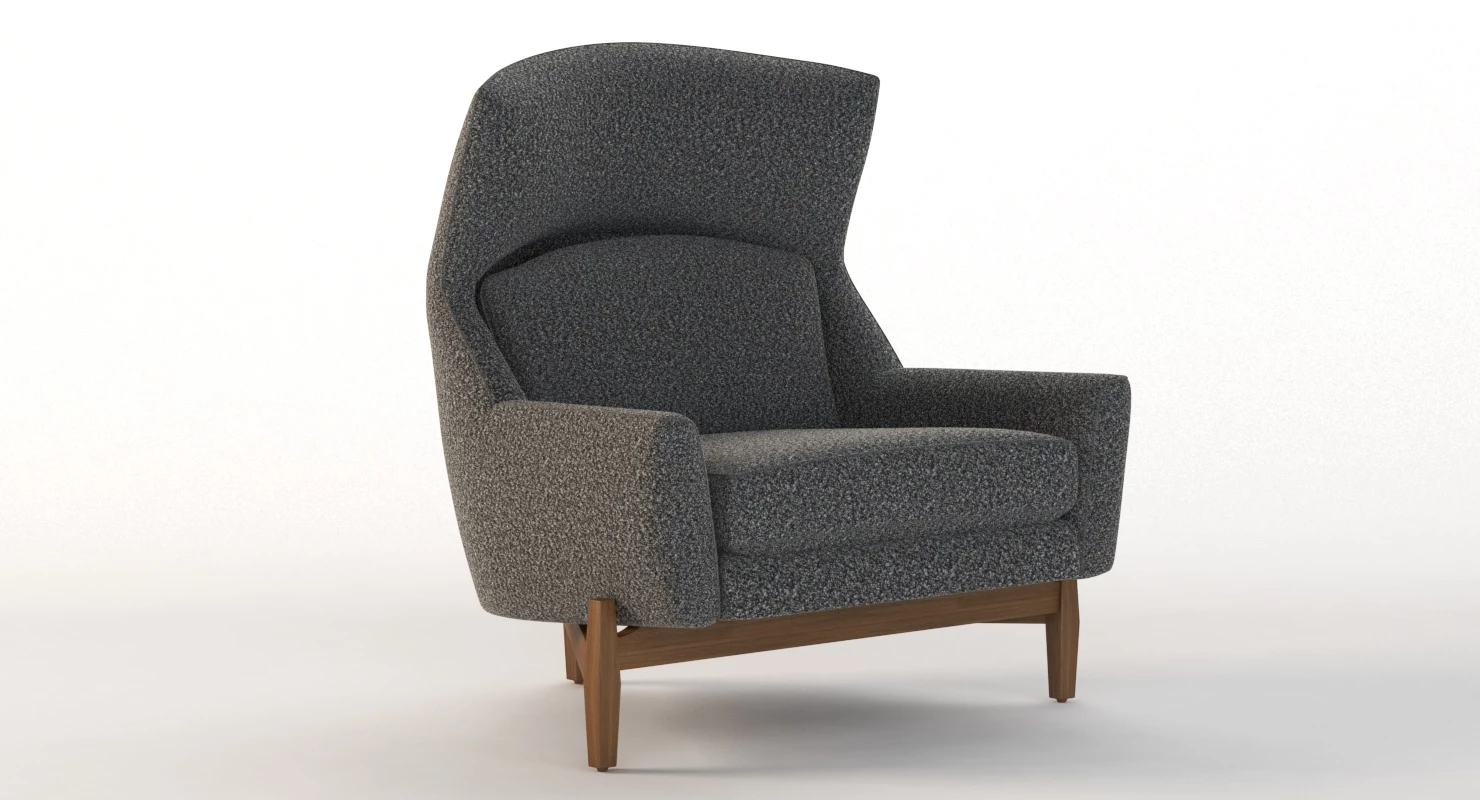 Ralph Pucci Jens Risom Big Chair 3D Model_05