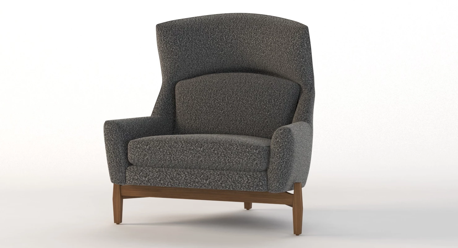 Ralph Pucci Jens Risom Big Chair 3D Model_010