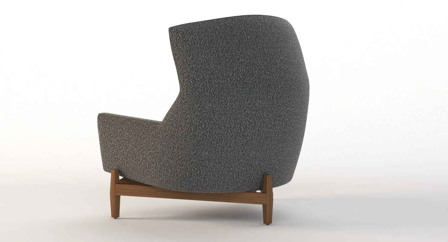 Ralph Pucci Jens Risom Big Chair 3D Model_08
