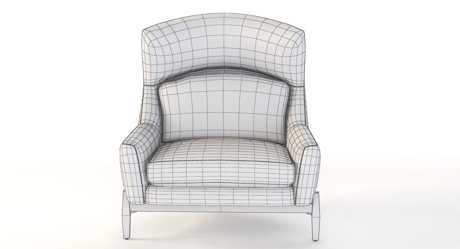 Ralph Pucci Jens Risom Big Chair 3D Model_011