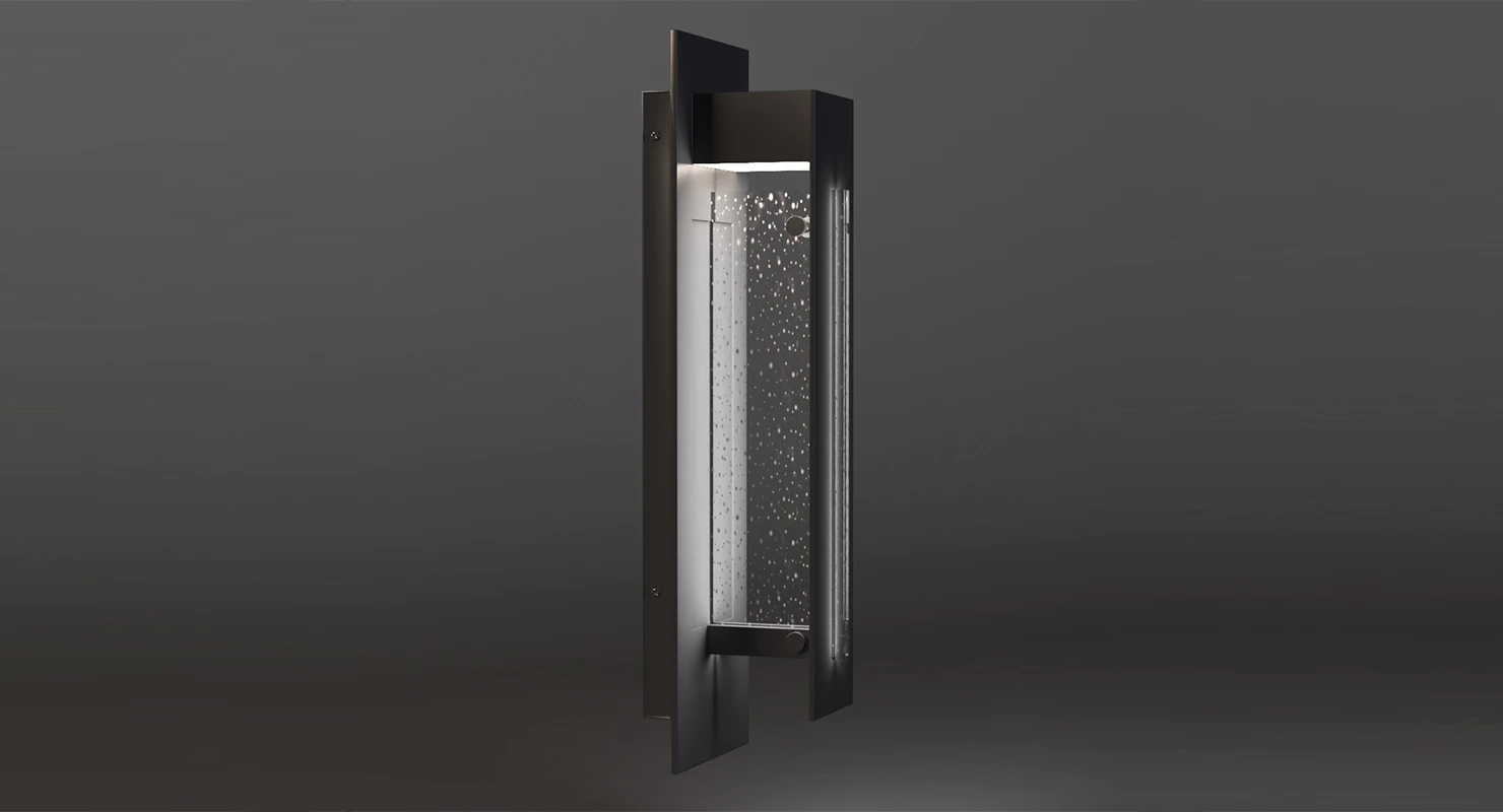 River Path Led Outdoor Wall Light Bkt 3D Model_01