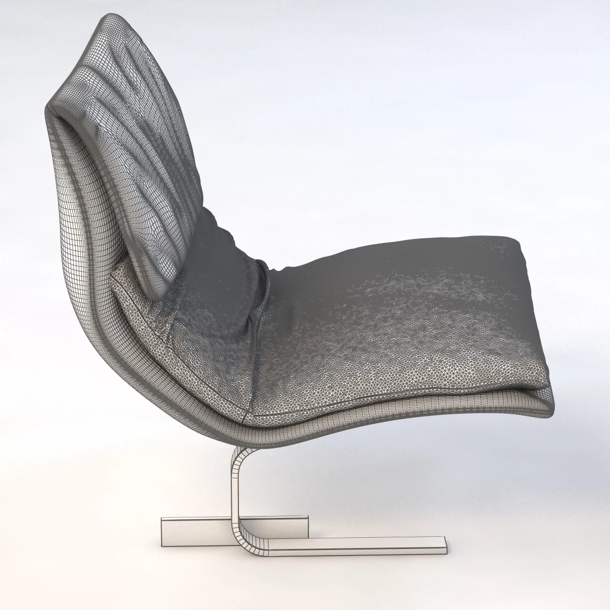 Saporiti Italia Onda Lounge Chair 3D Model_06