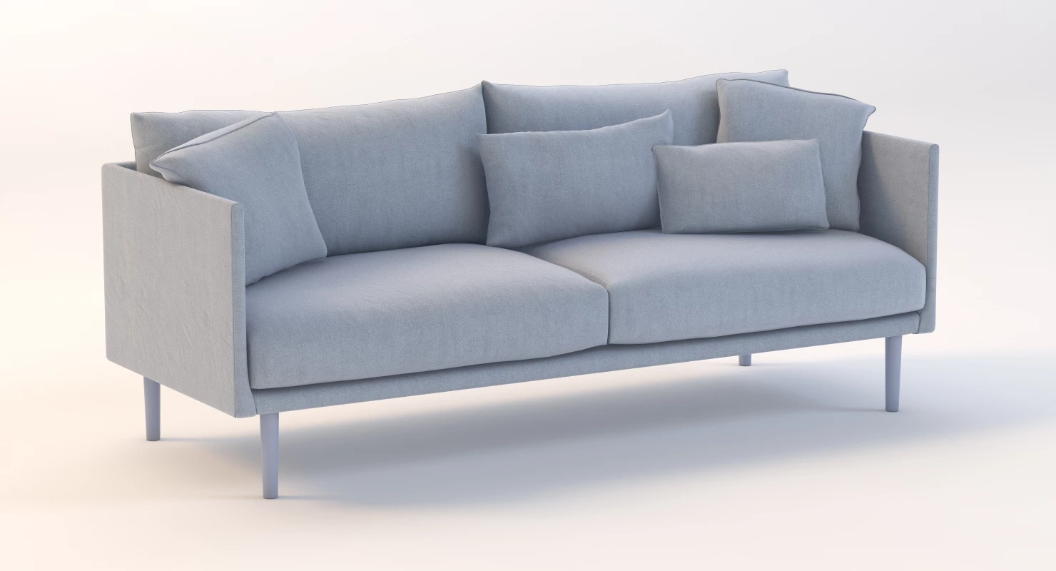 Slim Sofa by Jaakko Mantyla 3D Model_03