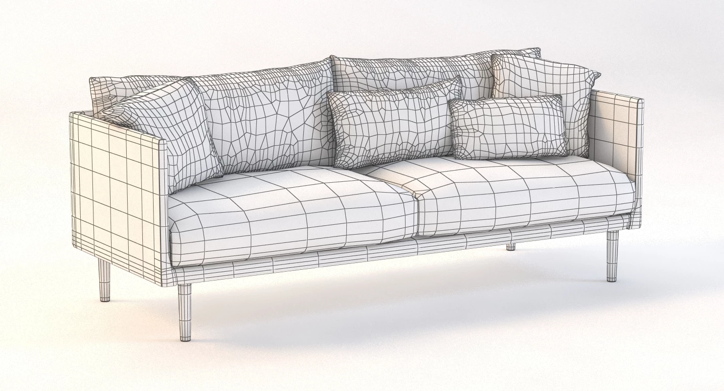 Slim Sofa by Jaakko Mantyla 3D Model_05