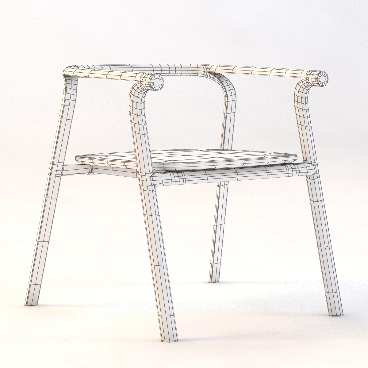 Splinter Chair 3D Model_04