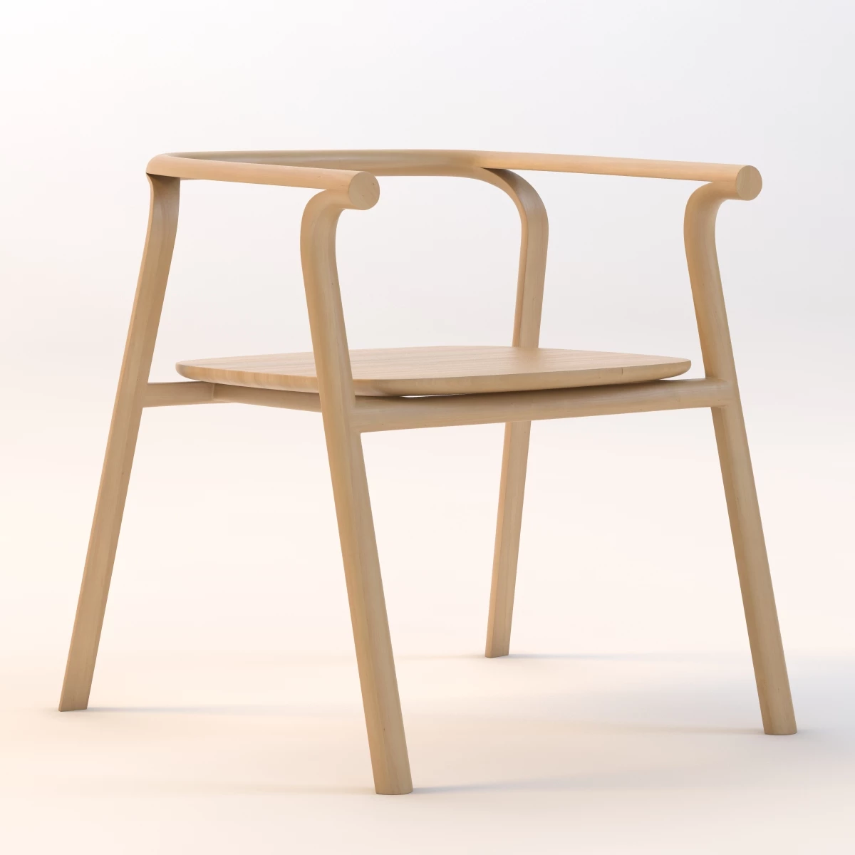 Splinter Chair 3D Model_01