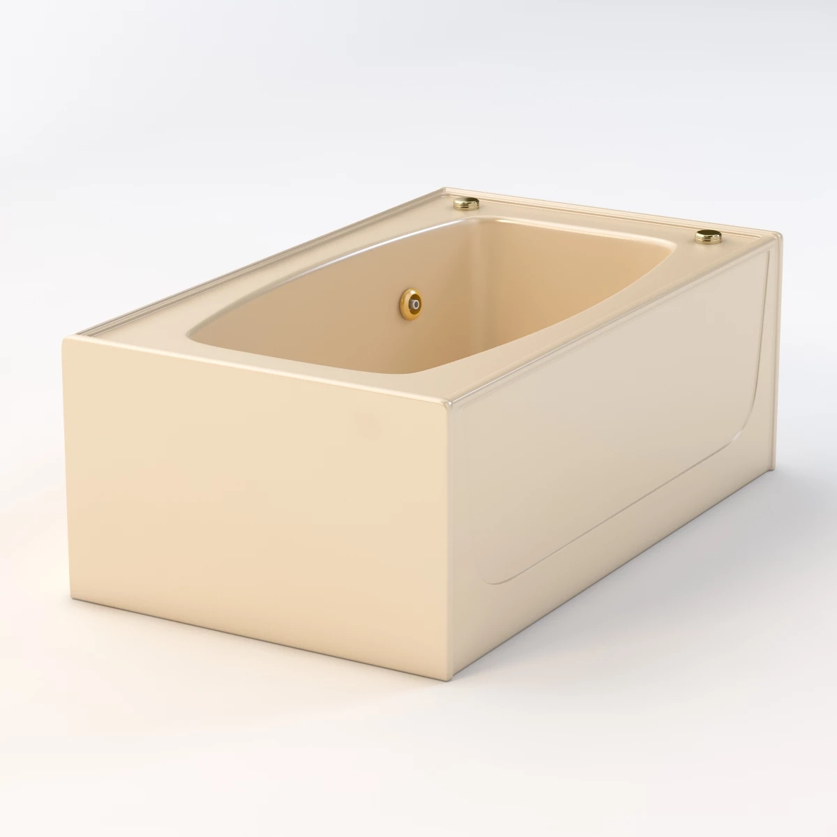 Spurlin Industries 60 x 36 Bathtub with Left Hand Drain 3D Model_06