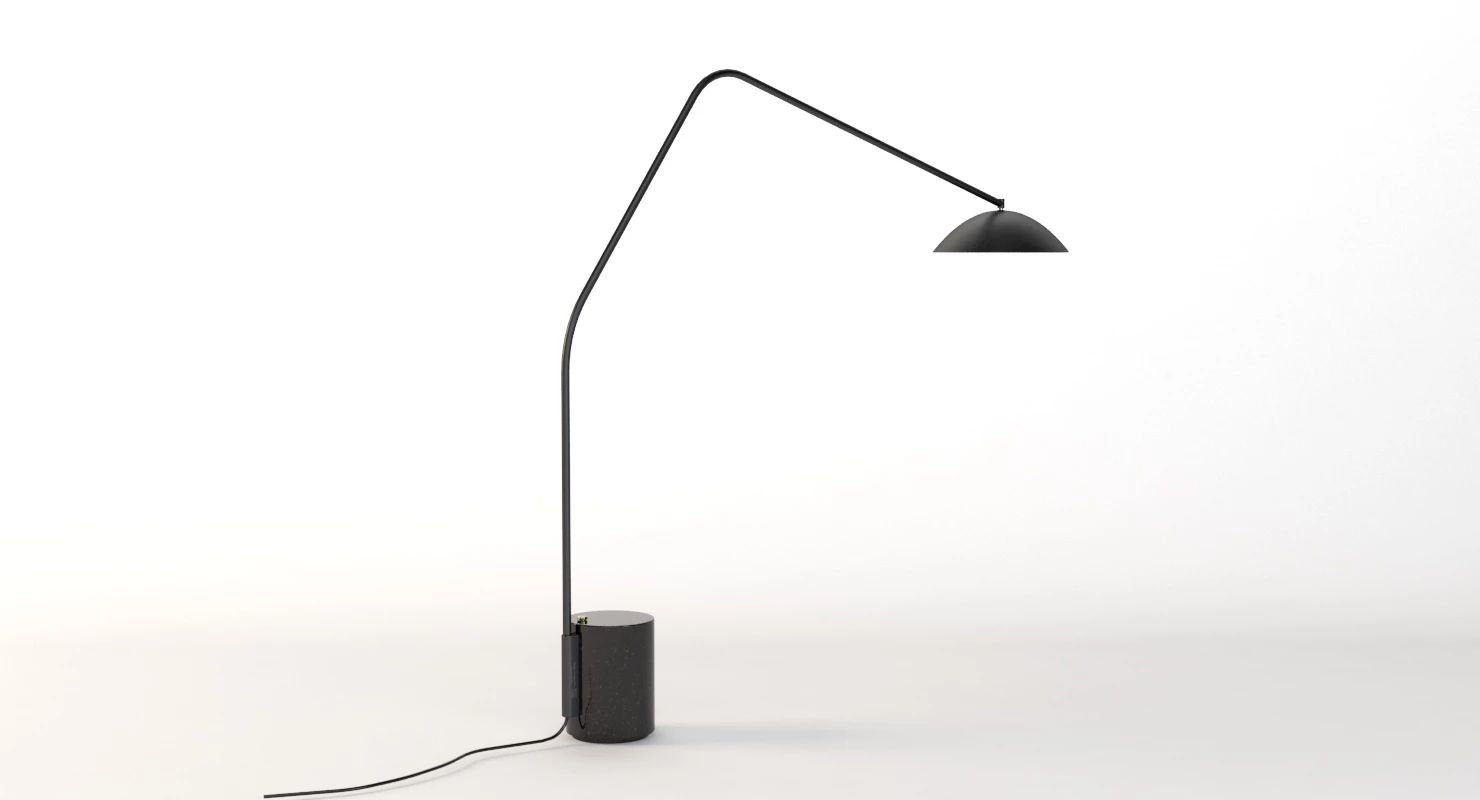 Sten Floor Lamp By Norm Architects 3D Model_06