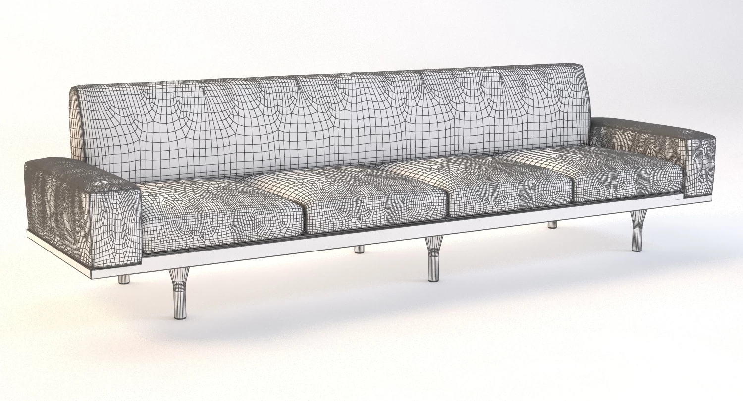 The Australia Sofa Four Seater 3D Model_03