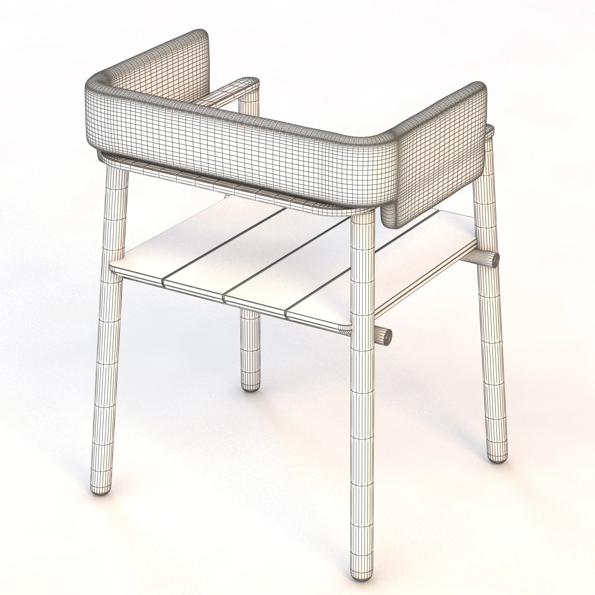 THINKK Studio Arms chair 3D Model_07