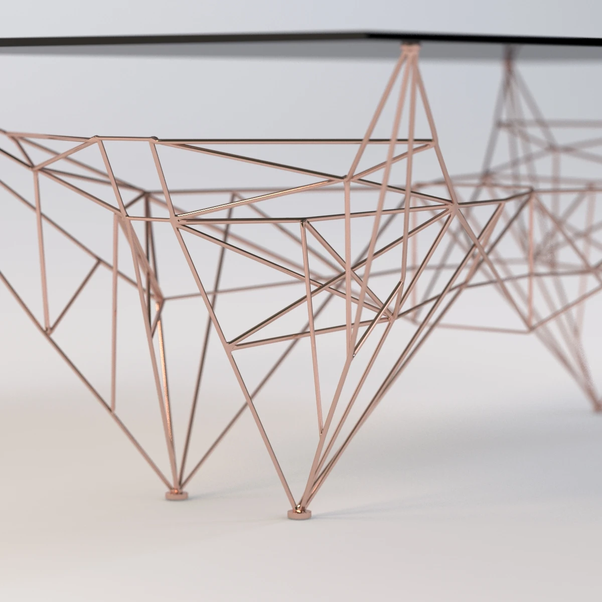 Tom Dixon Pylon Coffee Table 3D Model_09