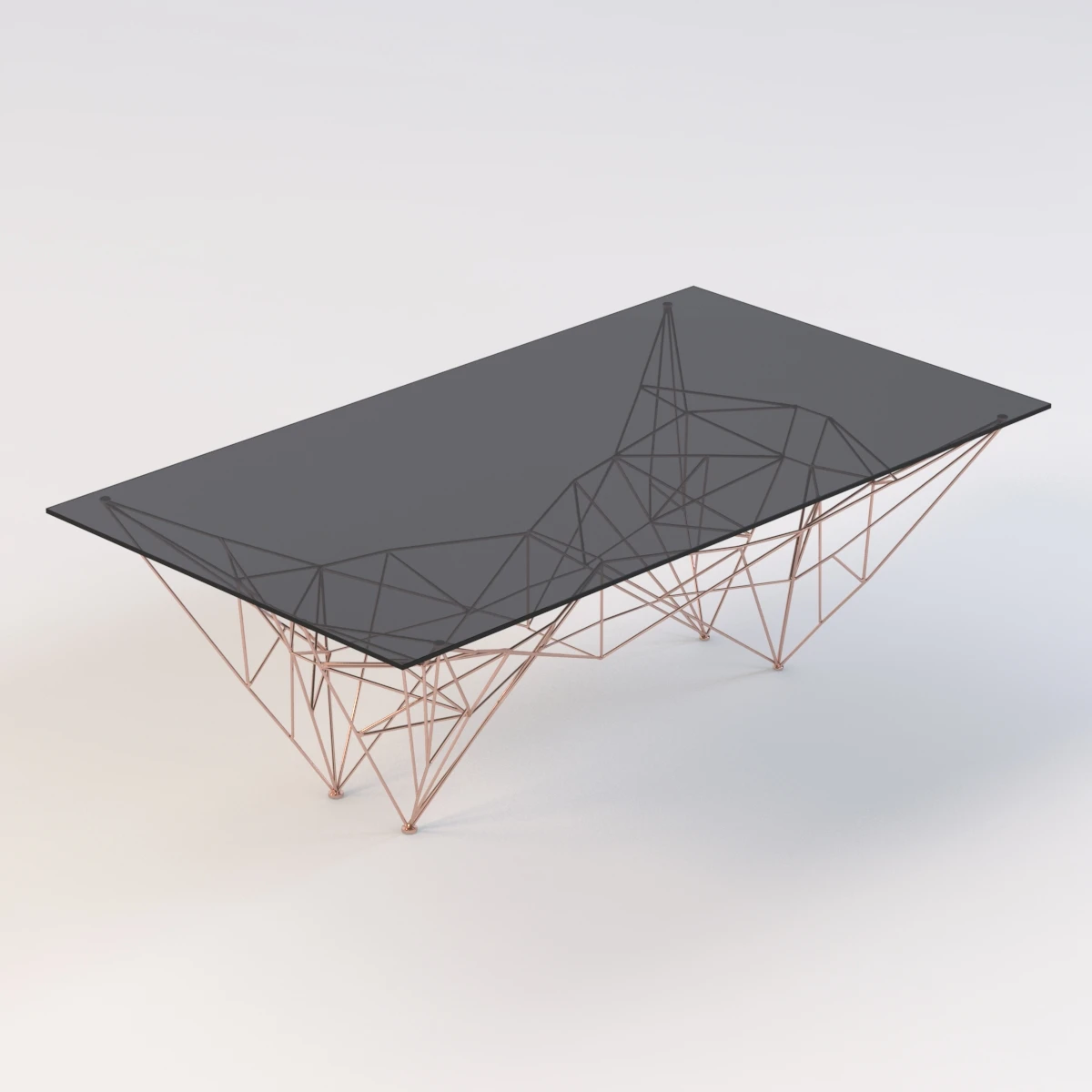 Tom Dixon Pylon Coffee Table 3D Model_01