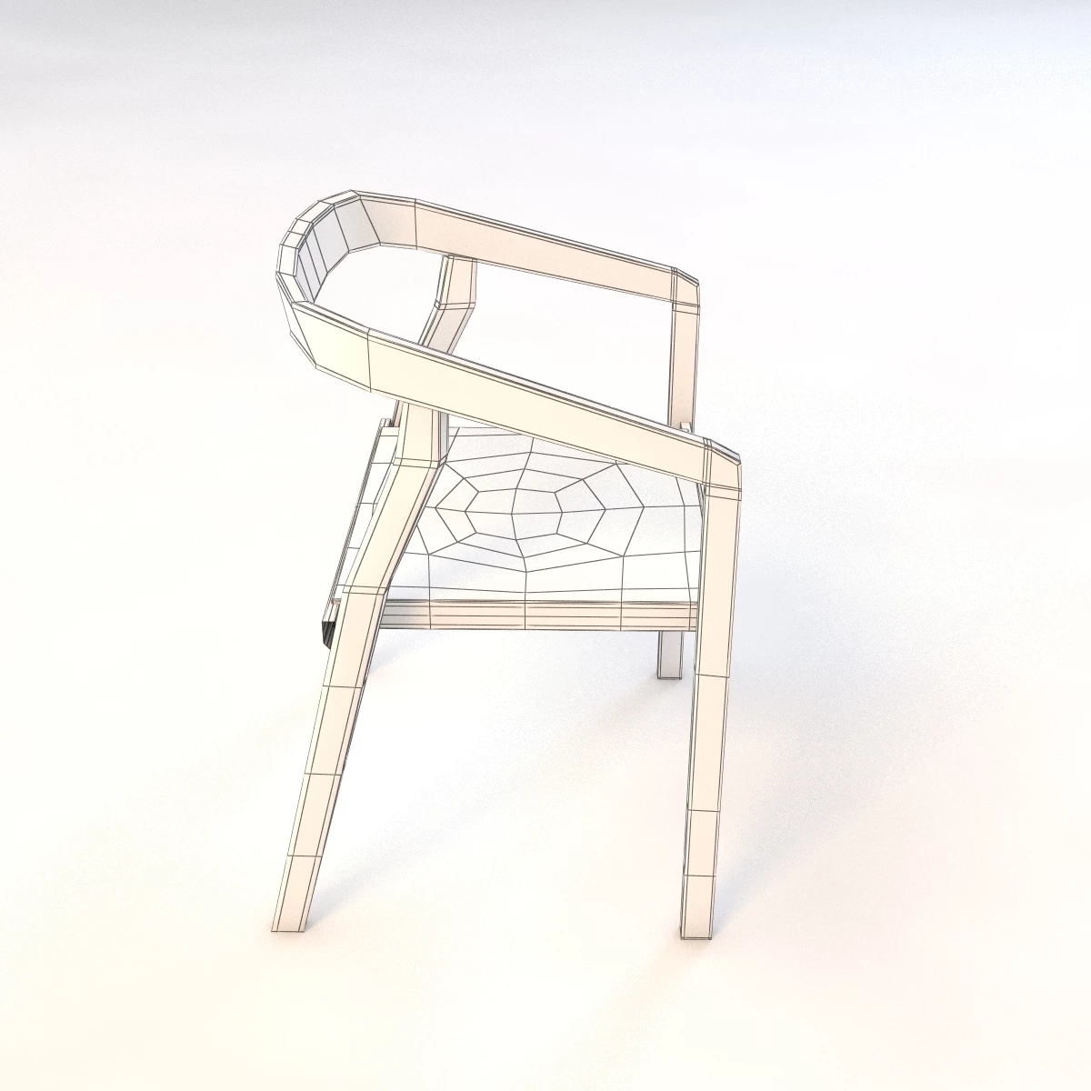 Ton Chair One 3D Model_05