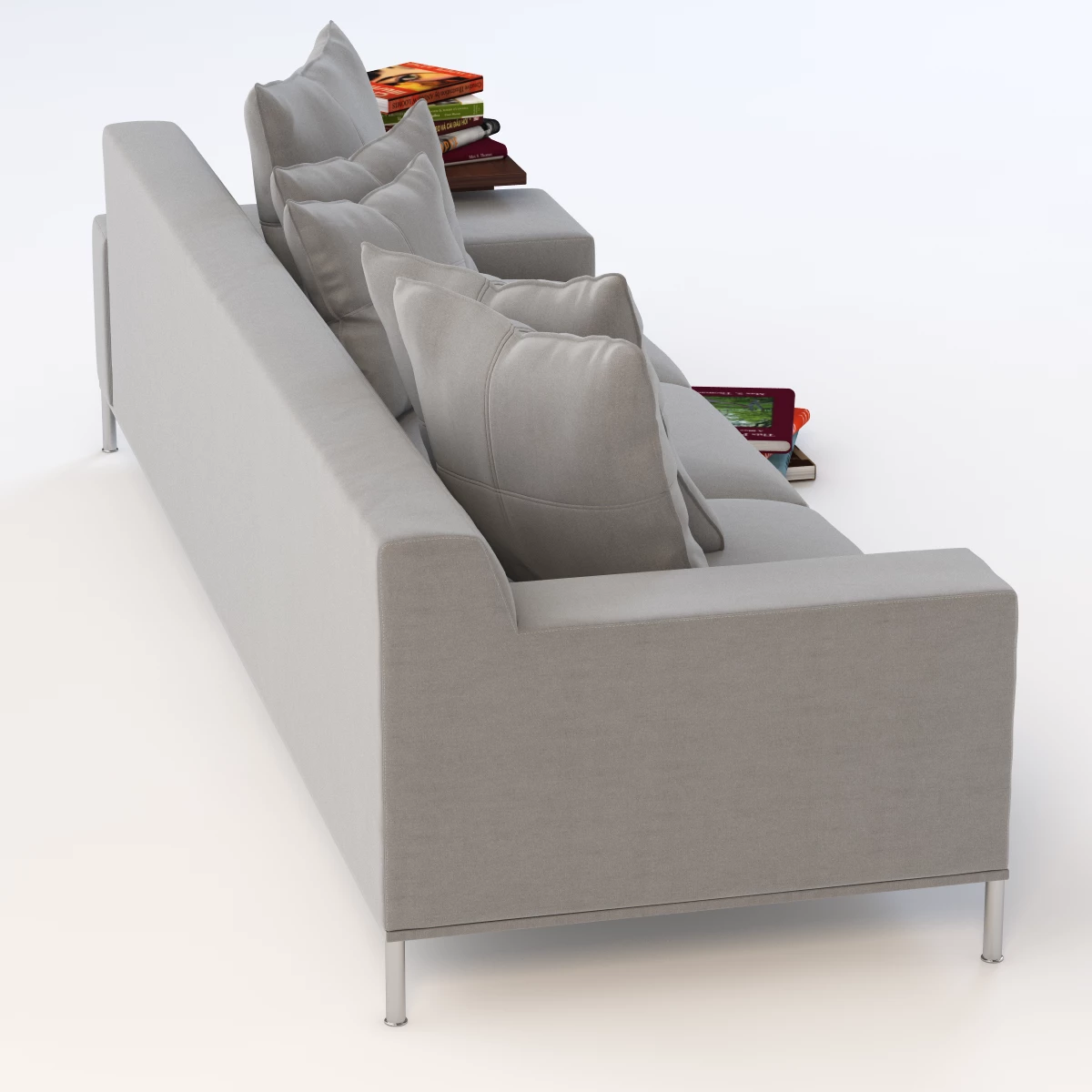 Tre Sofa With Books 3D Model_011