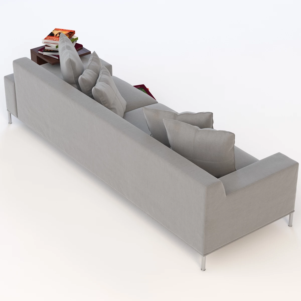 Tre Sofa With Books 3D Model_03