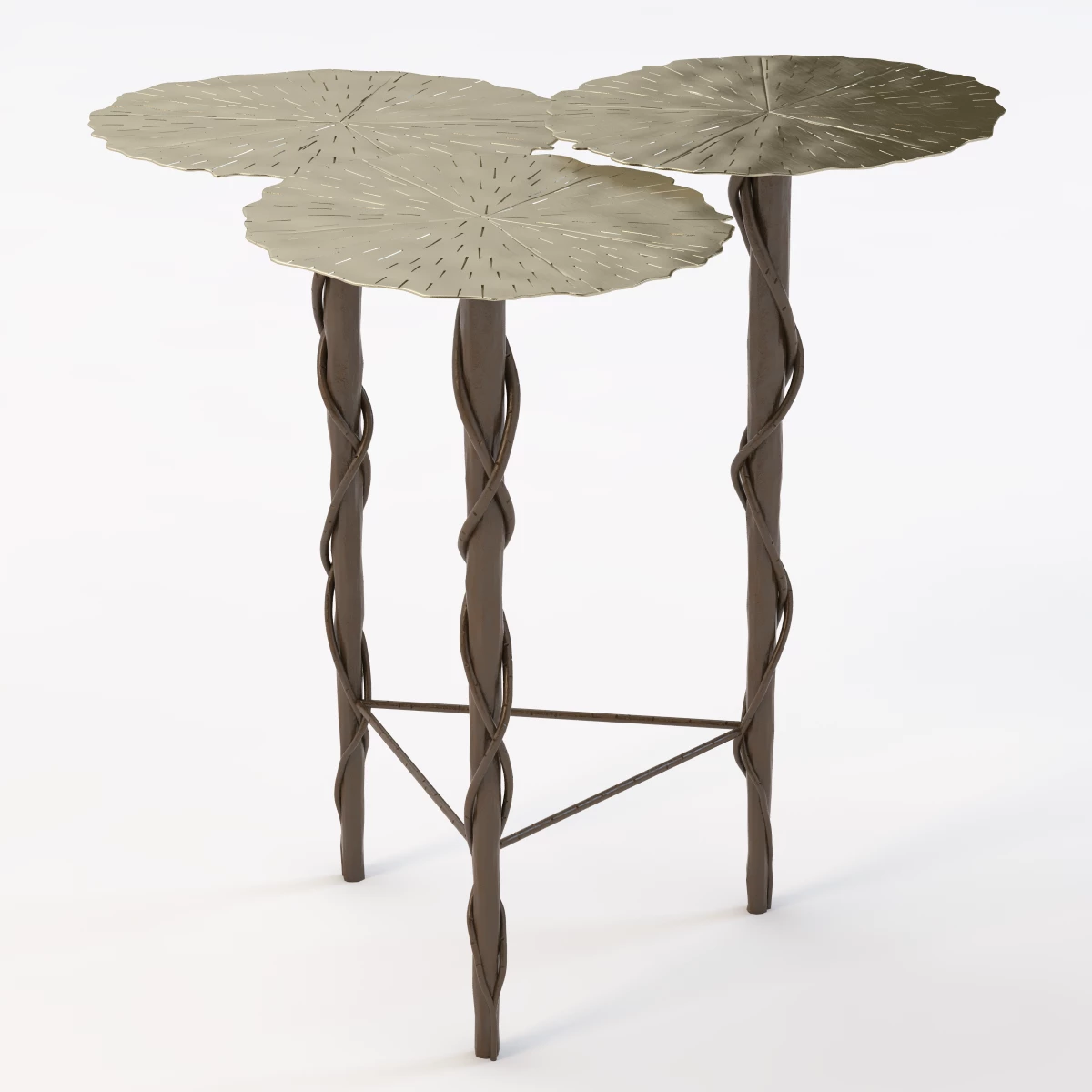Trois Lily Pad Table 3D Model_01