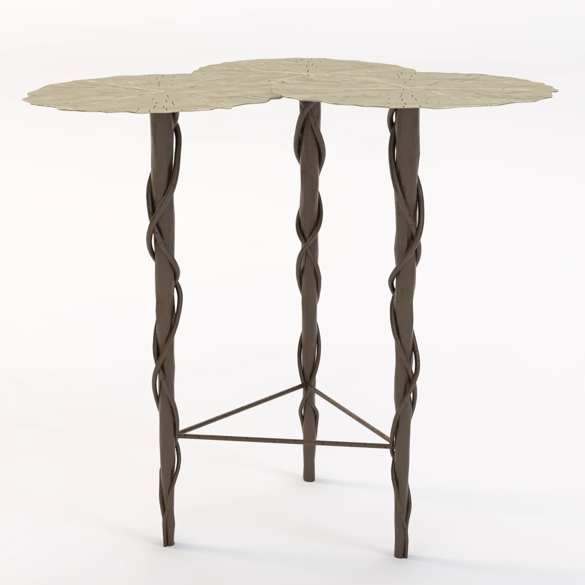 Trois Lily Pad Table 3D Model_010