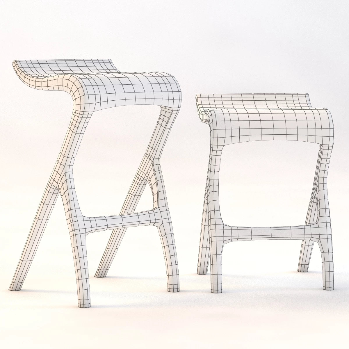 Umthi Barstool 3D Model_04