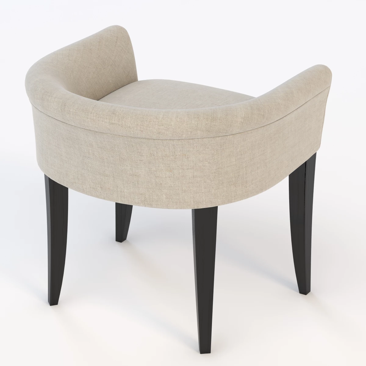 Vanity Chair 3D Model_05