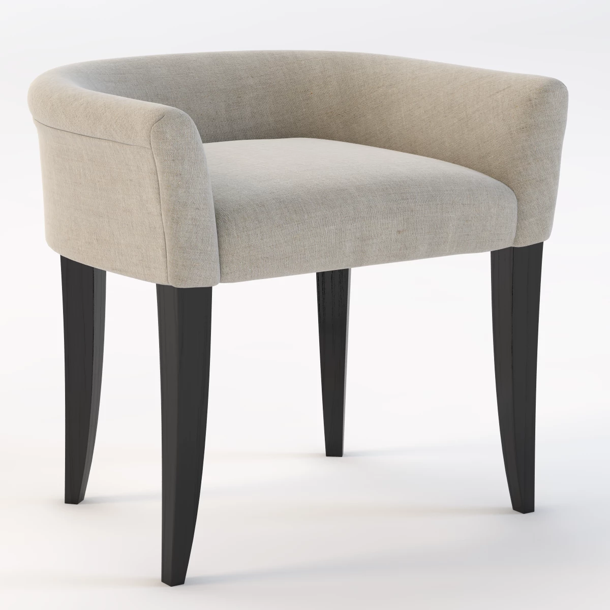 Vanity Chair 3D Model_01