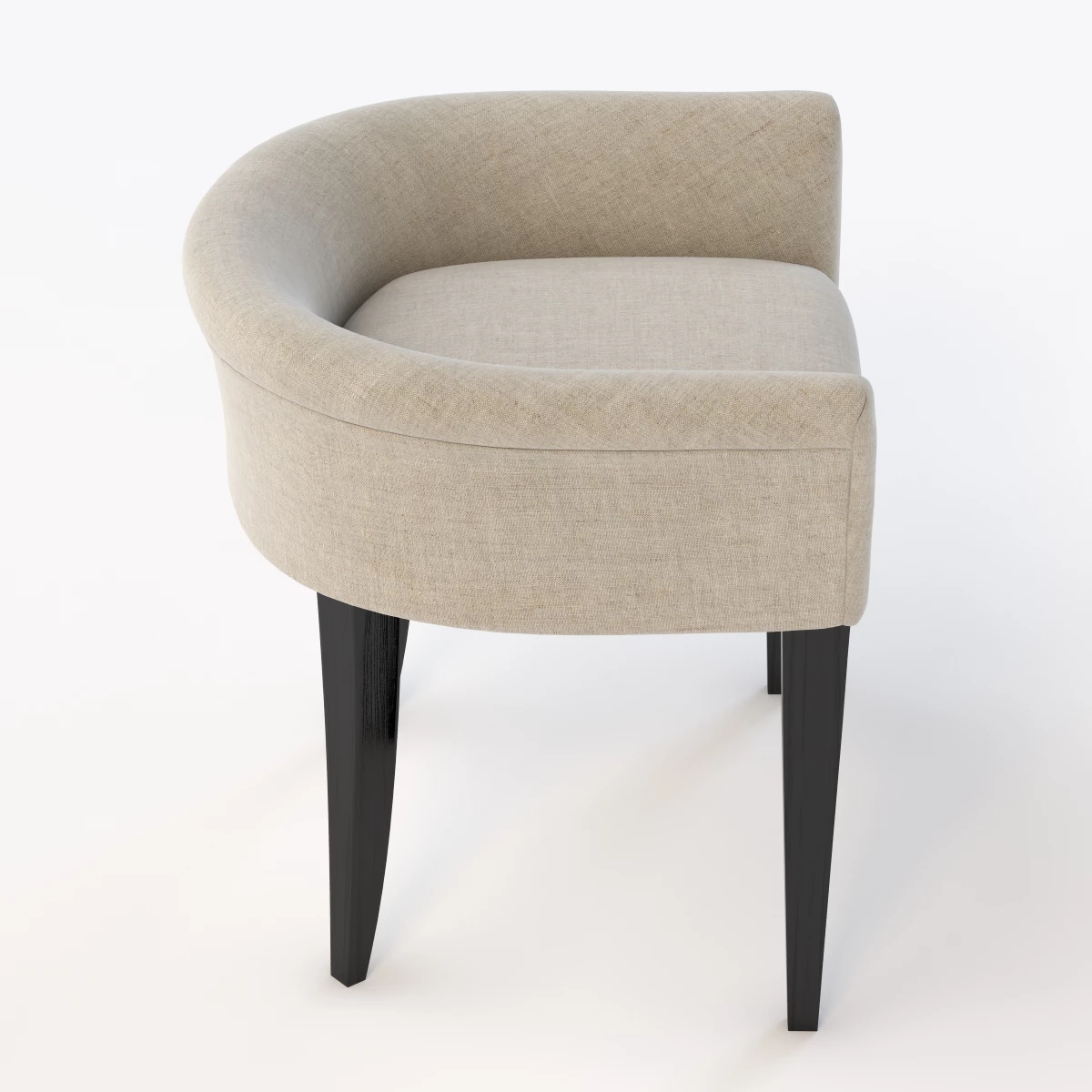 Vanity Chair 3D Model_04