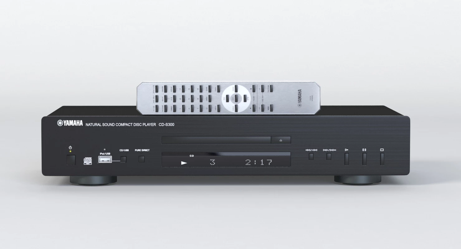 Yamaha CDS300 Cd Player 3D Model_012