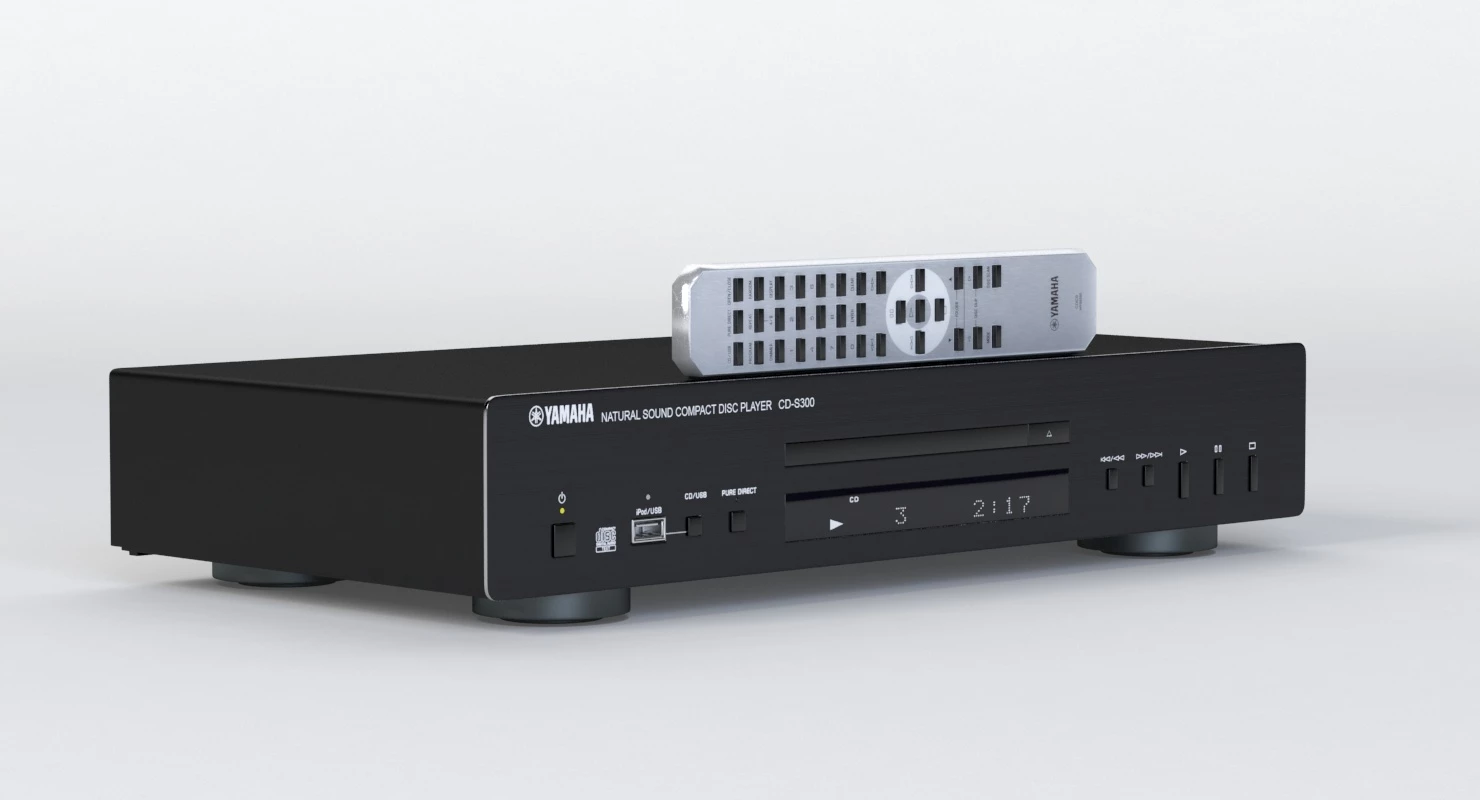 Yamaha CDS300 Cd Player 3D Model_07