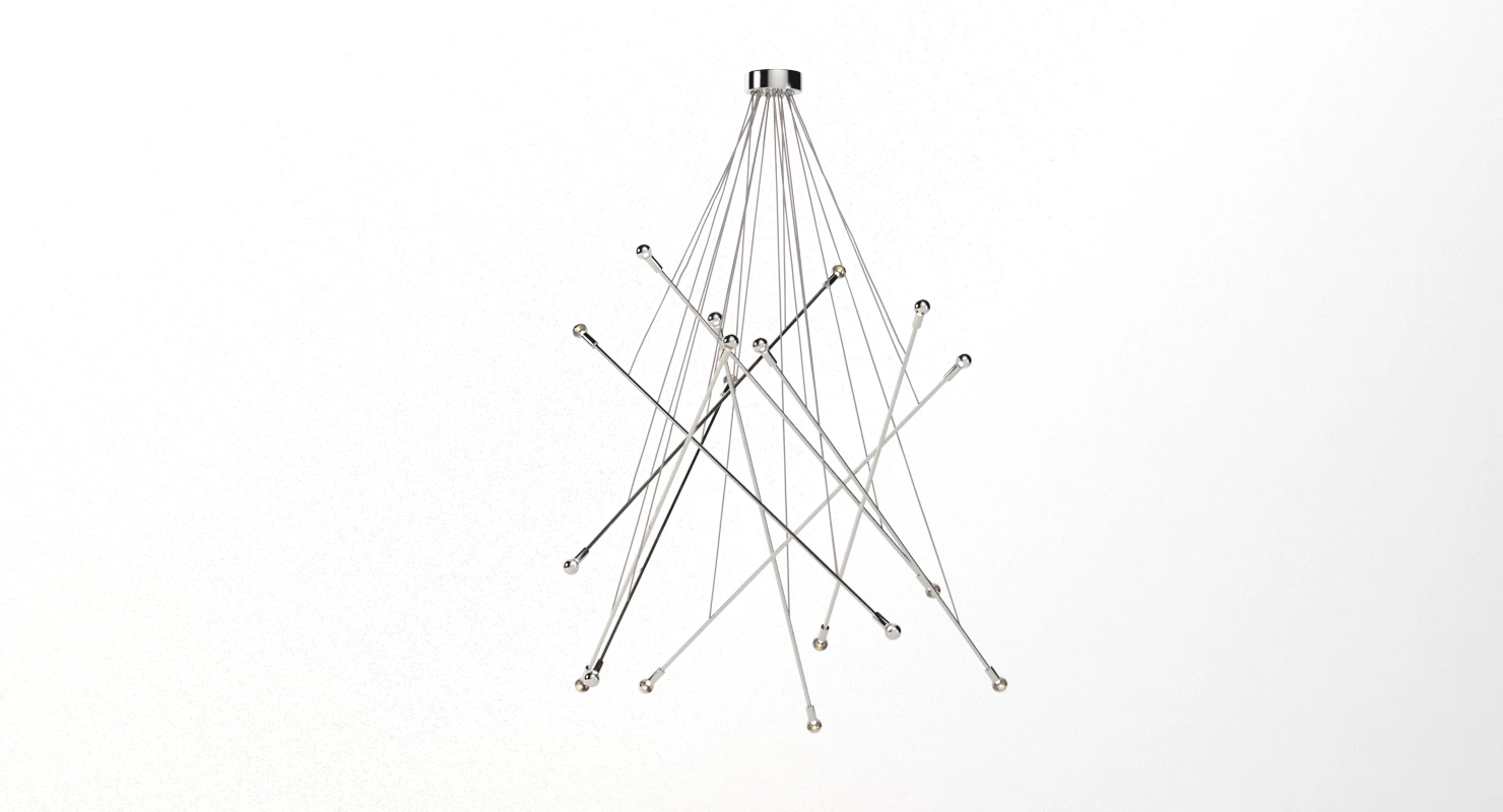 Zuo Modern Belief Chandelier 3D Model_09